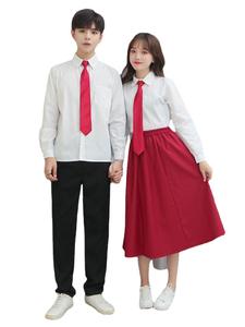 ชุดนักเรียนสไตล์โรงเรียนมัธยมปลายแบบไทย ชุดฤดูร้อน ชุดนักเรียนเกาหลีแบบยาวทันสมัยสำหรับนักเรียนหญิง ถุงเท้าอินเทอร์เน็ต - Product Image 5