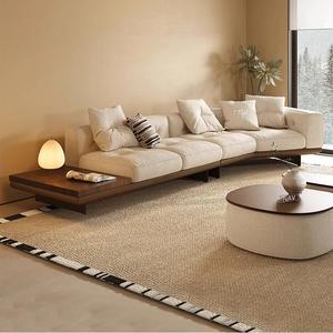 Semplice ed elegante creativo <span class=keywords><strong>Pallet</strong></span> in legno gambe in metallo comodo tessuto in pelle soggiorno Hotel Villa Lounge Set divano personalizzato - Product Image 2