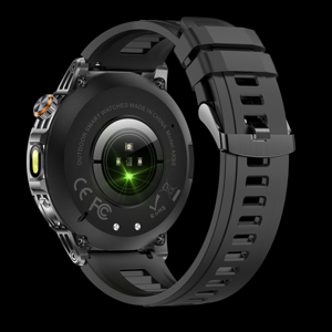 AK95 Smart Watch 1.85Inch 1000mAh Large Battery Remote Control Flashlight AMOLED Display IP68 Waterproof Unisex Outdoor Sports - Product Image 6