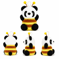 Promotion : Jouets en peluche, Figurines Abeille et Ours en peluche, Poupées douces et mignonnes de 8 pouces, Jouets pour machine à griffes, pour enfants, vente en gros