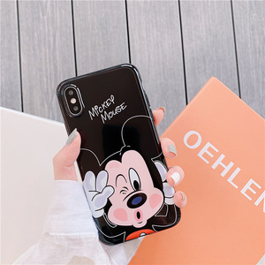 Dessin animé <span class=keywords><strong>Mickey</strong></span> Minnie bague support de téléphone antichoc housse de Silicone pour iPhone 6/6S/7/8 plus X/XS/XR/XS MAX/11/12 - Product Image 4