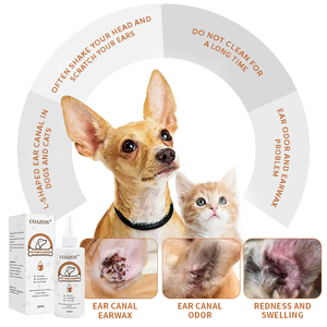 <span class=keywords><strong>Limpiador</strong></span> de gotas para <span class=keywords><strong>orejas</strong></span> de perro y <span class=keywords><strong>gato</strong></span>, eliminador de olores, para picaduras, vibración de cabeza, descarga y olor, 8oz - Product Image 4