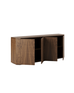 <span class=keywords><strong>Buffet</strong></span> de luxe moderne en bois, meuble de rangement à 4 portes pour chambres parentales, mobilier de luxe pour hôtels et villas - Product Image 4