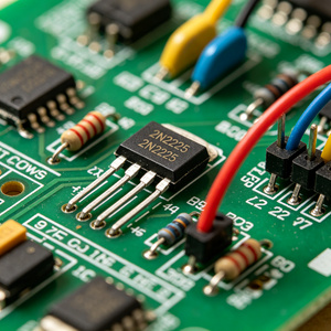 Série 2N2222A <span class=keywords><strong>MOSFET</strong></span> à canal N 40V 0.8A TO-92 à montage traversant pour alimentation, commutation et amplification à usage général - Product Image 4