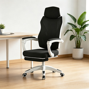E-Sports Chair Home Gaming Comfortable Waist Support Ergonomic Leather Massage Footrest Computer Dormitory <b>Long</b> Sitting - Product Image 6