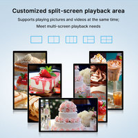 Équipement commercial pour restaurant en plein air Dispositif Android étroit pour montage mural Affichage publicitaire LCD Signalisation et affichage numériques