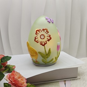 Huevo de <span class=keywords><strong>Cristal</strong></span> Decorativo con Luz LED Giratoria Soplado <span class=keywords><strong>a</strong></span> Mano, Centro de <span class=keywords><strong>Mesa</strong></span>, Decoración para el Hogar, Regalo de Pascua, Venta al por Mayor para el Dí<span class=keywords><strong>a</strong></span> de Pascua - Product Image 4