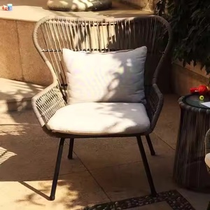 Conjunto de <span class=keywords><strong>muebles</strong></span> de jardín de exterior Silla tejida de ratán <span class=keywords><strong>Muebles</strong></span> de jardín de <span class=keywords><strong>aluminio</strong></span> para jardines y terrazas - Product Image 5