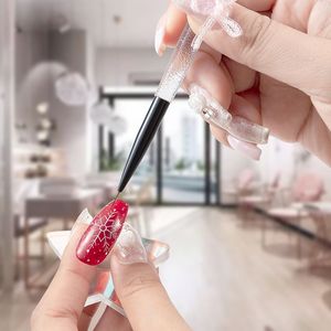 Juego de 7 pinceles de fibra <span class=keywords><strong>para</strong></span> decoración de uñas estilo japonés con diseño de gota de agua, pinceles delineadores y de detalle - Product Image 4