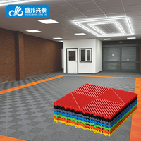 Dalles de sol en plastique emboîtables PP, écologiques, antidérapantes, imperméables et ignifuges, pour garage intérieur moderne et usage intensif – Meilleures ventes