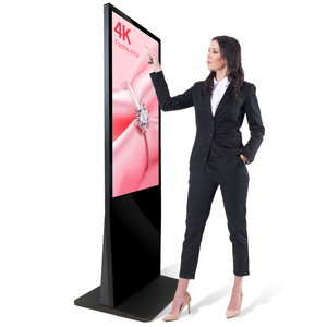 <span class=keywords><strong>Kingone</strong></span> tầng đứng 43 55 65 inch trong nhà tương tác kỹ thuật số biển LCD hiển thị Quảng cáo thông tin màn hình cảm ứng kiosk - Product Image 3
