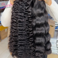 Rambut Wanita Seksi Double Weft 100% Rambut Manusia Tanpa Proses Ekstensi Lurus Bebas Kusut dan Bebas Rontok Rambut Mink Silky Lembut Alami