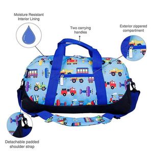 Bolsa de Lona Infantil de Fábrica BSCI con Forro Resistente a la Humedad y Correa de Hombro Acolchada, Bolsa de Viaje para Niños para Deportes - Product Image 3