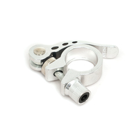 Poignée universelle légère pour pince de tige de selle, levier de déverrouillage rapide en aluminium CNC pour vélo de route, VTT et vélo pliant de 31,8/34,9 mm