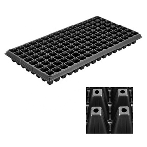 Plateau de germination en plastique <span class=keywords><strong>PS</strong></span> à <span class=keywords><strong>4</strong></span>, 6, 12, 24, 50, 72, 98, 105, 128, 200, 288, 512 cellules, serre, légumes, pépinière, plateau de semis - Product Image 3