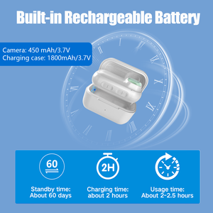 Action <span class=keywords><strong>Cam</strong></span> Tascabile con Schermo da 1,47 Pollici 2K WiFi con Custodia di Ricarica Registratore Video 4K Mini Telecamera Sportiva Magnetica per Animali Domestici e Vlogging - Product Image 5