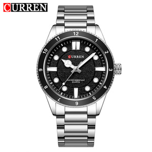 Reloj de Pulsera CURREN 8450 de Moda, Forma Redonda, Cuarzo, Resistente al Agua, para Hombre, con Doble Calendario y Visualización de Fecha - Product Image 4