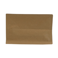 Sacs d'emballage en papier kraft à fond plat pour aliments pour animaux de compagnie, réutilisables, avec fermeture éclair latérale, en PE, avec valves de décompression, recyclables