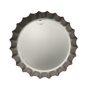 Targa in metallo a forma di tappo di bottiglia 'This Is My Happy Place Don't Ruin IT'. Decorazione divertente per bar, man cave, garage, casa. - Product Image 4