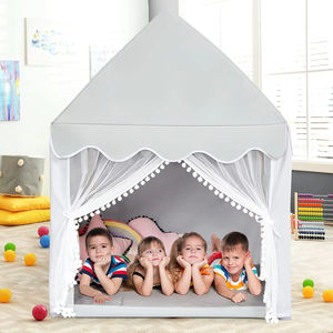Princesse zone privée bébé tipi tente de jeu Durable intérieur enfants tente <span class=keywords><strong>enfant</strong></span> en bas âge lavable pliable Playhouse pour enfants - Product Image 1