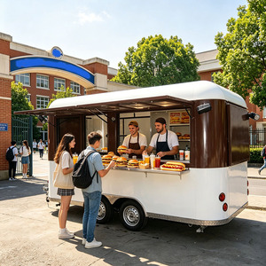 Cuisine de camion de restauration en acier inoxydable personnalisée pour la vente de snacks, offre directe d'usine - Product Image 1