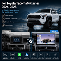 Écran stéréo HD RoadNavi de 14,6 pouces, navigation Android pour Toyota Tacoma 4Runner 2024-2026, lecteur multimédia vidéo, CarPlay sans fil