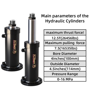 Cylindre hydraulique en acier inoxydable de grande taille, cylindre hydraulique personnalisé OEM standard Xcmg Grader <span class=keywords><strong>Gr</strong></span> 215 12 tonnes, marchandises en stock - Product Image 3