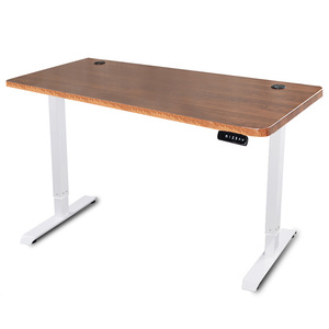 Bureau debout électrique réglable en hauteur, mobilier de bureau à domicile, colonne de levage à double moteur, bureau informatique pour le télétravail - Product Image 2