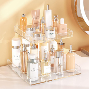 Boîte de rangement en acrylique pour cosmétiques de salle de bain, décoration de table de chevet, support de rangement pour parfums sur pied pour chambre à coucher - Product Image 3