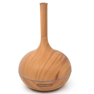 Difusor de Aroma Creativo con Diseño de Gota de Agua, Humidificador de 0.5L con Acabado en Madera Oscura para el Hogar, 10-20 m², con Función de Temporizador - Product Image 4