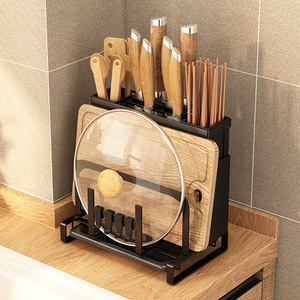 Support mural multifonctionnel pour vaisselle et couteaux, en métal, avec design à fond creux, fourni par un fabricant chinois - Product Image 2