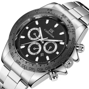 Fabrieksvervaardiging Luxe Stijl Volledige Steel Horloges Oem Odm Waterdichte Royal Horloge Voor Man
