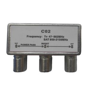 מיקסר/דיפלקסר/קומבינר טלוויזיה+לווין חיצוני עמיד למים Highfly, טווח תדרים 5-860/950-2150 מגהרץ - Product Image 2