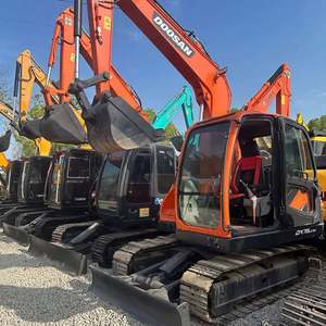 Vente flash, excavatrice Doosan DX75 7,5 tonnes pas chère, mini-excavatrice avec moteur d'origine EPA, excavatrice d'occasion - Product Image 2