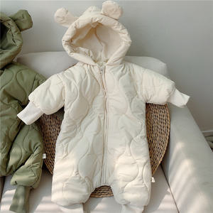 Monos de plumón para niño, ropa para bebé, mono exterior, pelele para <span class=keywords><strong>niña</strong></span>, ropa gruesa cálida a prueba de viento - Product Image 4