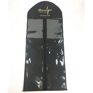 High quality custom travel storage set hanger PVC hair extension bag with customized logo