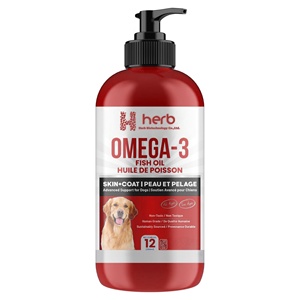 Compléments alimentaires pour chiens à l'huile de poisson Omega OEM, riches en EPA et DHA pour la peau et le soutien immunitaire, sans produits laitiers - Omega-3 - Product Image 1