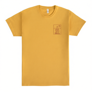 T-Shirt Fucktus con Design Cactus Giallo, Abbigliamento Promozionale - Product Image 2