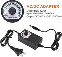 Adaptor Pengisi Daya untuk Pengontrol Kecepatan Variabel BBQ, Kipas Angin Sentrifugal, Pendingin, Pemindah, Pemantik Arang Cepat untuk Berkemah