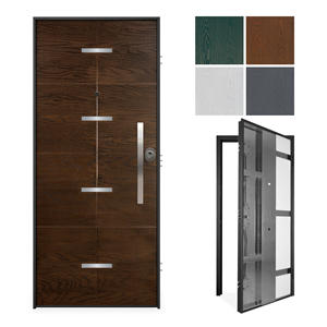 Puerta de acero de seguridad E-lite insonorizada de alta calidad de diseño italiano para apartamentos Bisagras ajustables de estilo moderno Superficie terminada - Product Image 2