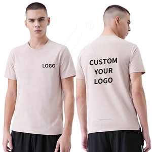 Camiseta Deportiva de Verano para Hombre, 100% Poliéster, Casual, de Secado Rápido, Ligera, Siete Colores Sólidos, Lisa, Personalizable - Product Image 1