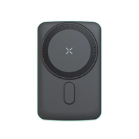 Nouvelle conception 2025, batterie externe portable mince et compacte, 5000 mAh, ultra-fine, magnétique, sans fil, mini PD 22,5 W, batterie au lithium-polymère