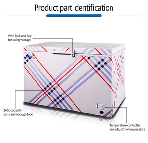 Refrigerador Solar de Color Personalizado con Capacidad de 200L, Espacio de Almacenamiento Amplio, en Color Blanco - Product Image 5