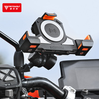 Support de téléphone Motowolf V5 antichoc pour accessoires de moto, support de téléphone portable