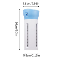 Vente en gros de voyage Lotion 4 en 1 vide 30ml * 4 bouteilles d'émulsion de voyage ensemble crème cosmétique paquet bouteille en plastique