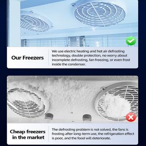 Muxue מדלת זכוכית אחת מסחרית זקופה זקופה דלת מזכוכית מפתחלים אוטומטית צמיגה גבוהה יותר עבור משקה - Product Image 4