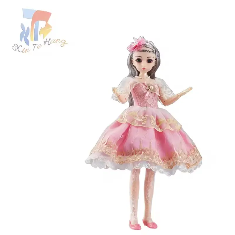 girls hard plastic articulated movable doll toy quinceanera 60 cm pretend play interactive dolls