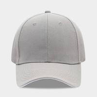 Gorra de Béisbol Unisex de 6 Paneles, Lisa, de Algodón, Talla Ajustable, Visera Curva, Gorras de Béisbol Comunes, Precio de Fábrica, MOQ