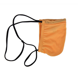Sous-vêtements sexy pour homme Baiyi Baiqu, string taille basse, couleur unie, respirant, fibre de polyester, noir, blanc, jaune, bleu, rouge, orange - Product Image 3