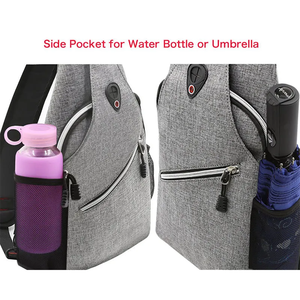 Bolsos Bandolera Grandes Impermeables con Cierre y Bolsillo para Auriculares, Diseño 2026, para Hombre - Product Image 3